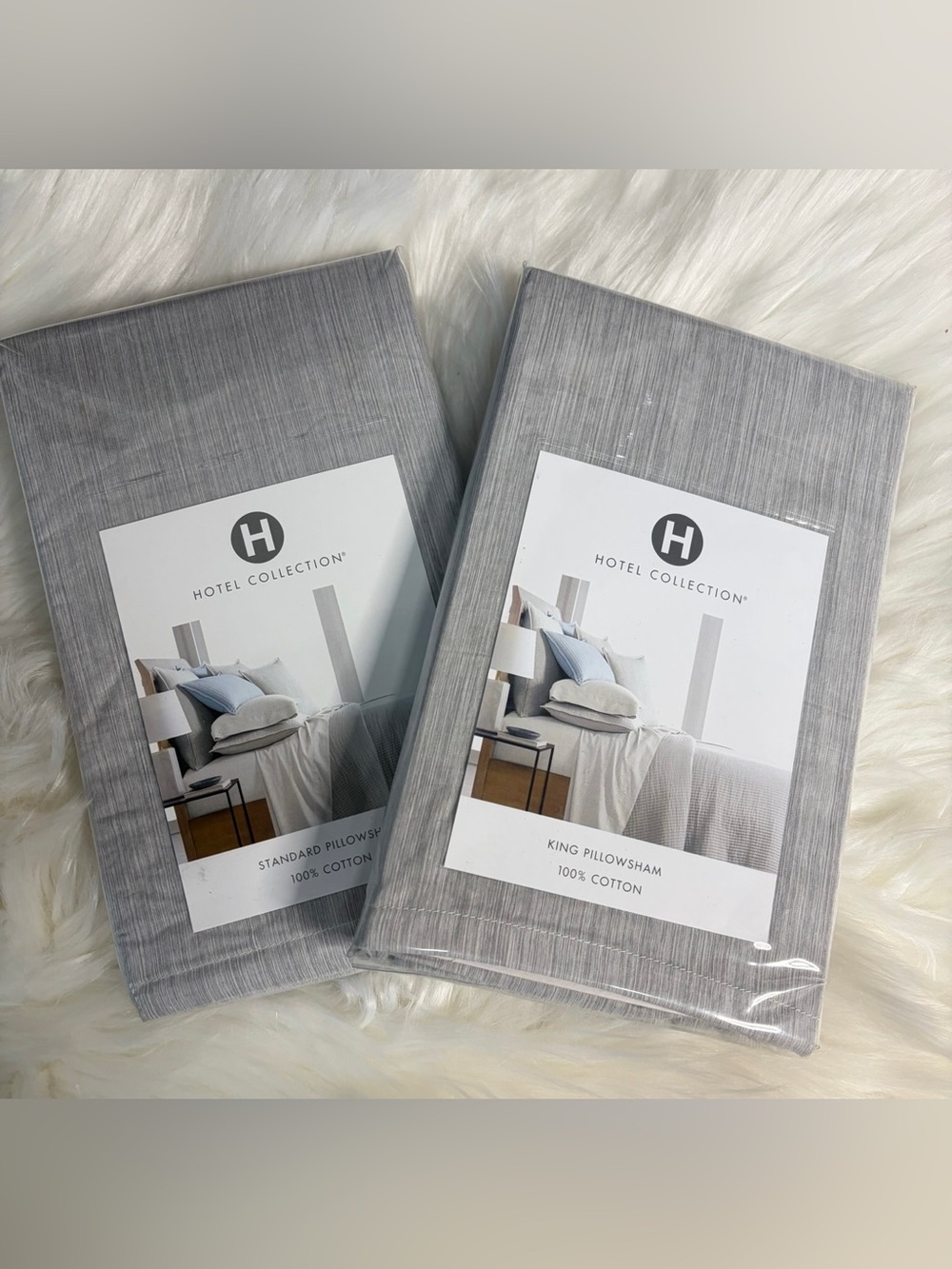 Hotel Collection Light Gray Pillow Sham